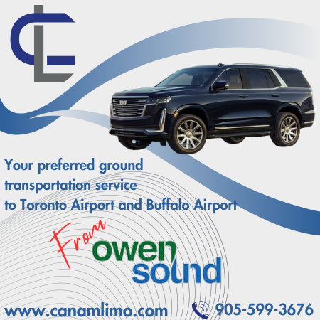 Owen Sound Limo service by Canam Limo