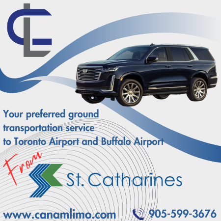 St. Catharines Limo service by Canam Limo