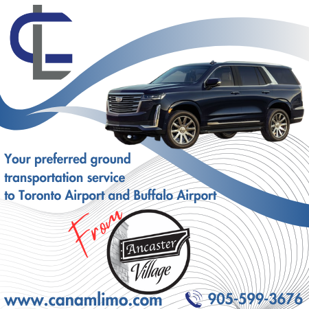 Ancaster Limo Service to Toronto Airport 