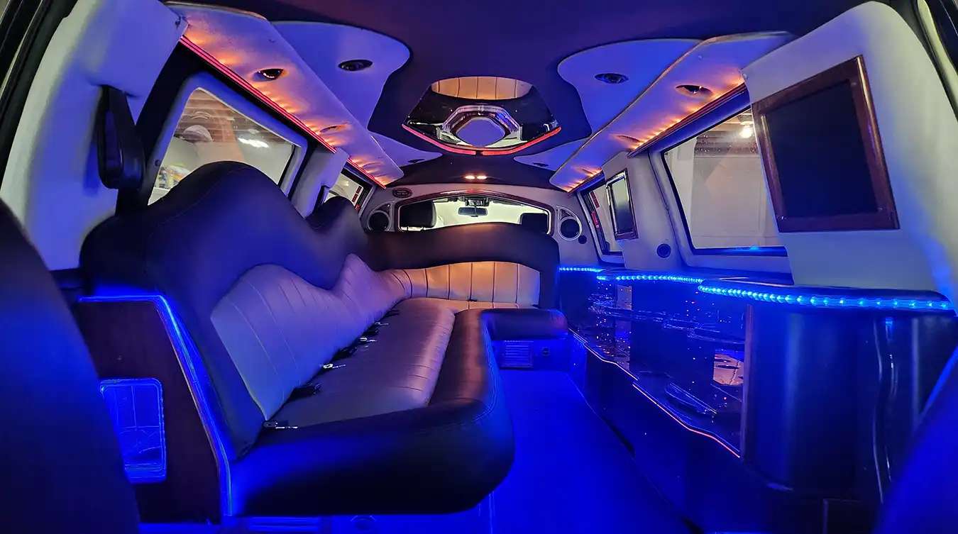 Stretch SUV Limo Interior
