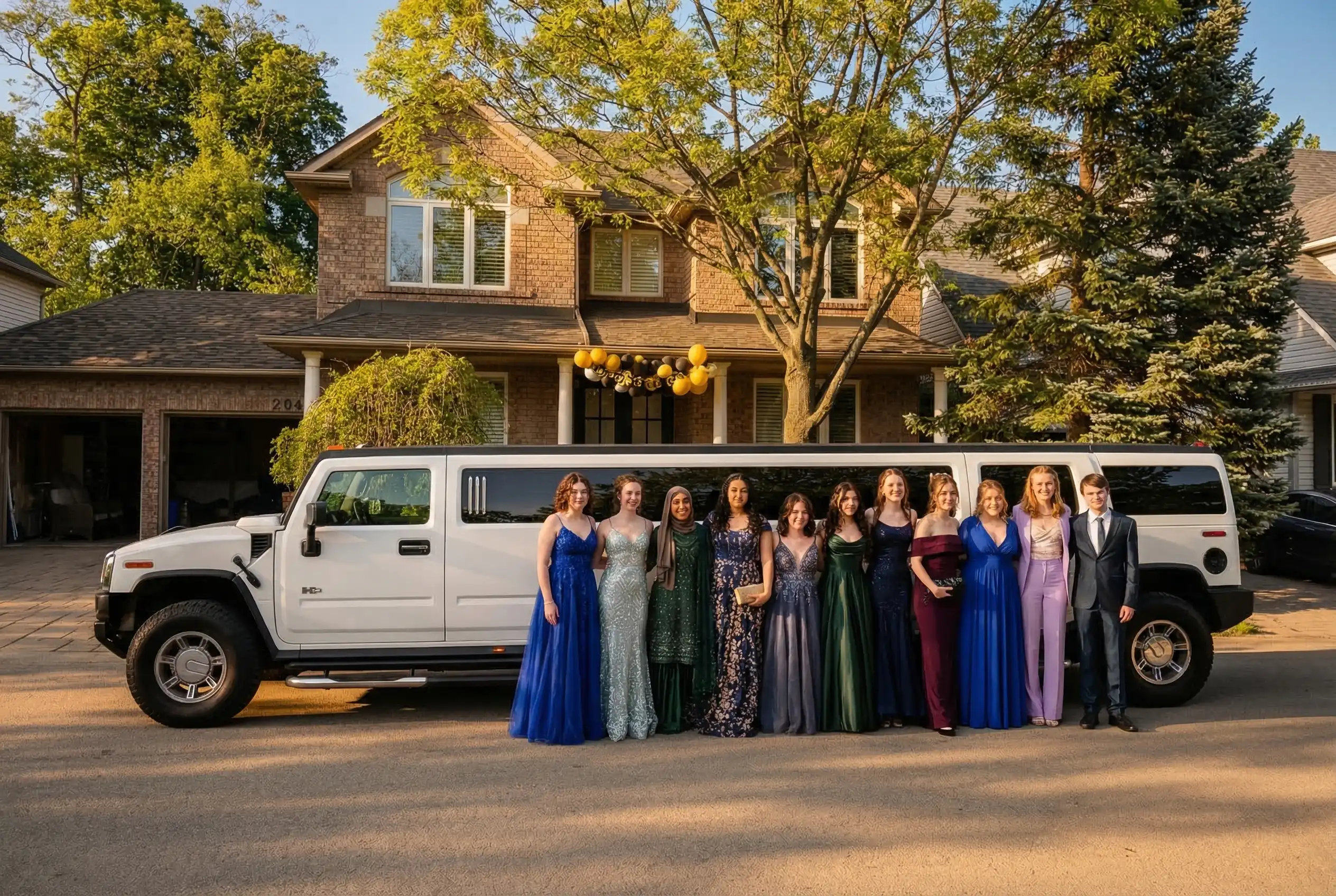 Hummer Limo for Proms