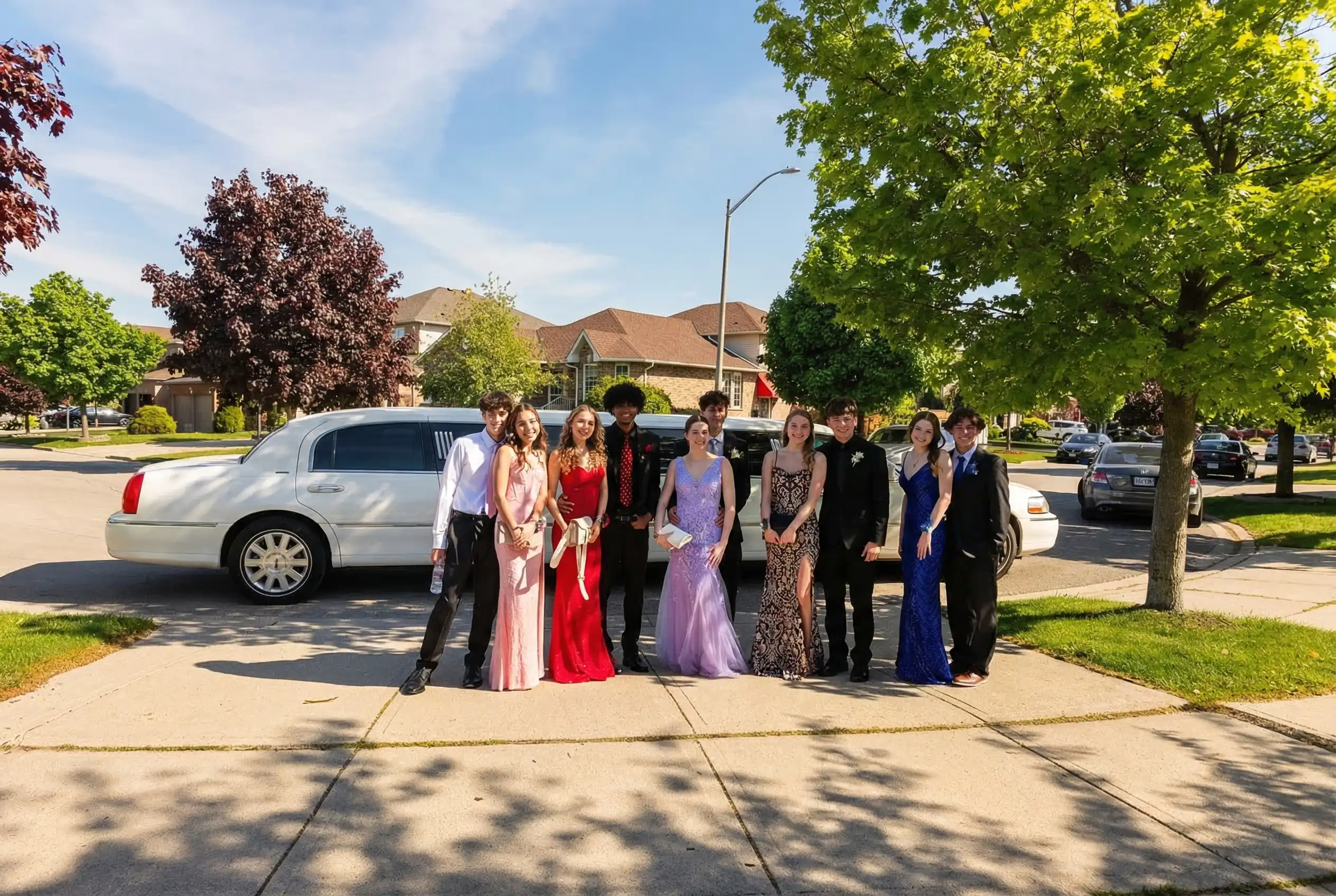 Stretch Limo for Prom Parties