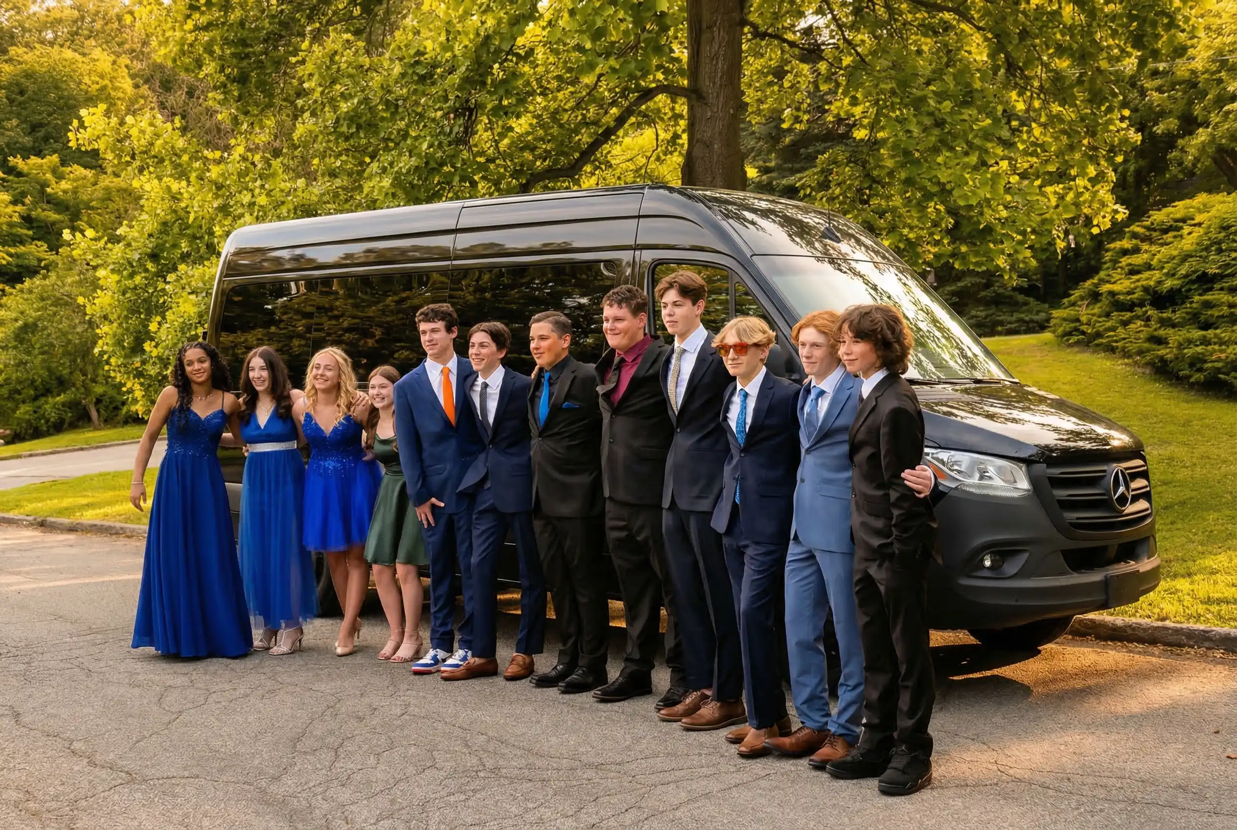 Sprinter limo for Graduations