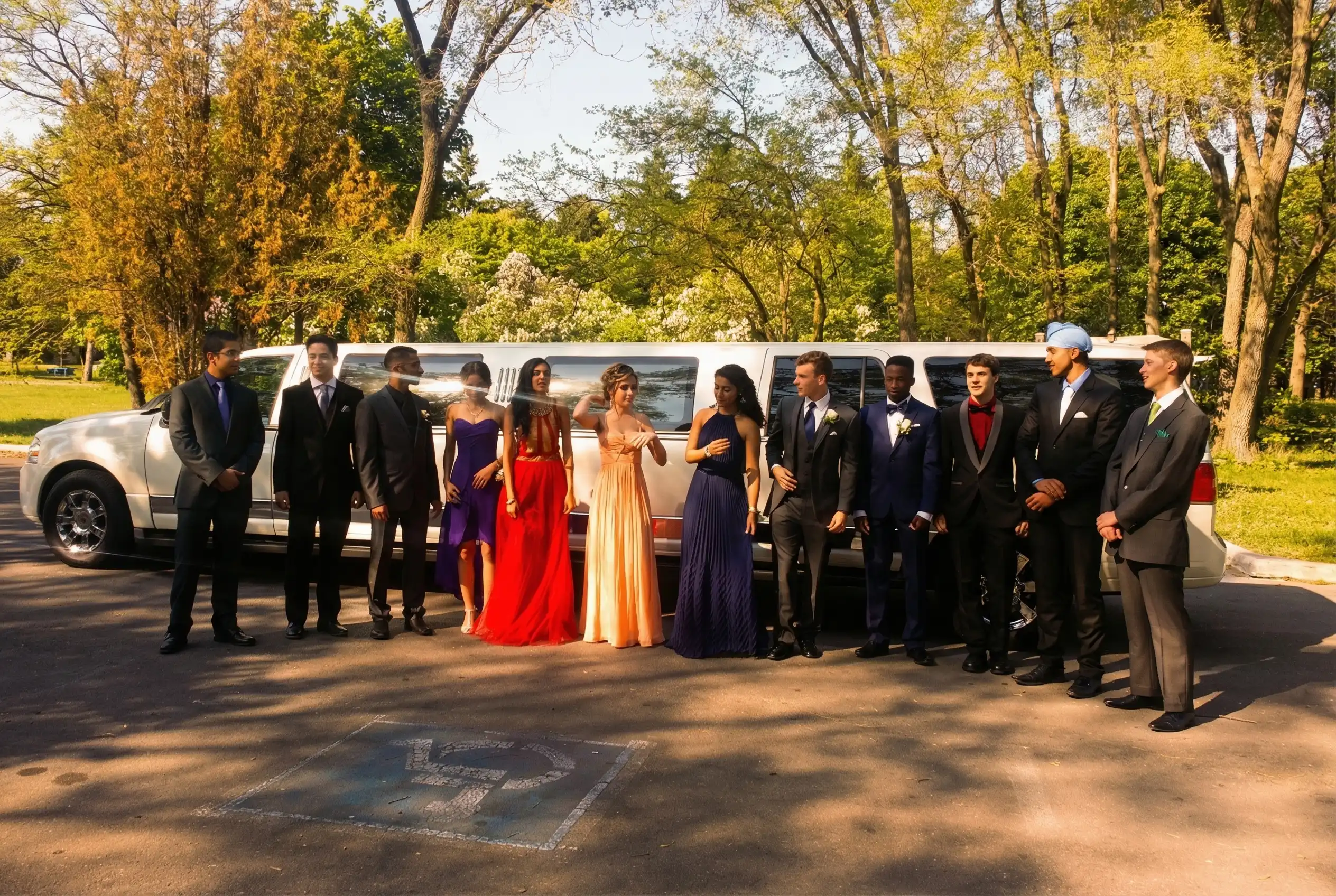 SUV Limo rental for proms