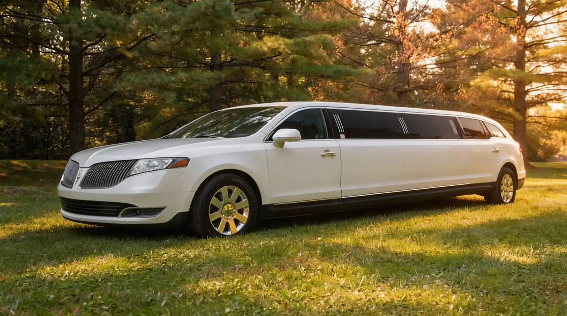 White Stretch Limo for Celebrations