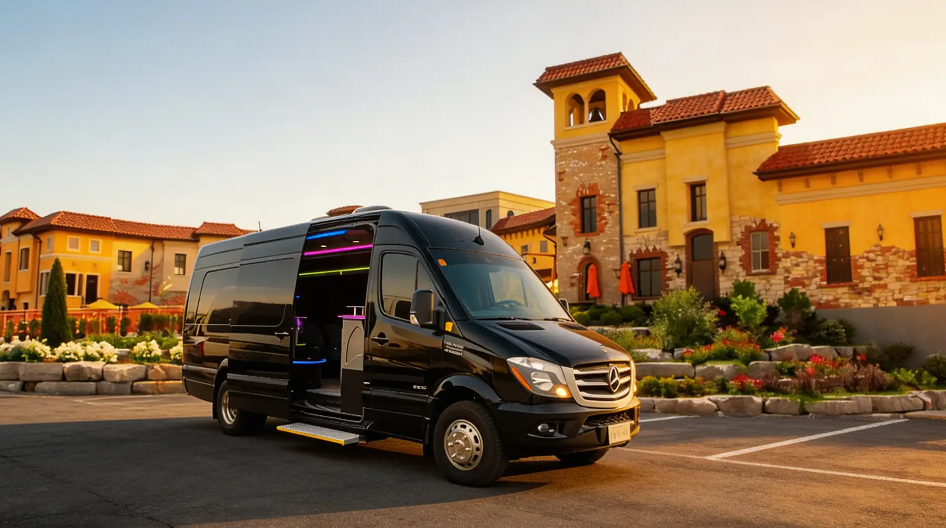Sprinter Limo for Wine Tours